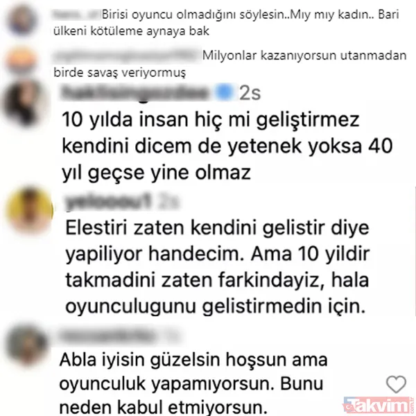 Hande Erçel eleştirilen oyunculuğu hakkında ilk kez konuştu! Tepkiler çığ gibi büyüdü: Kendi ülkeni gömmesen olmuyor zaten! - 16