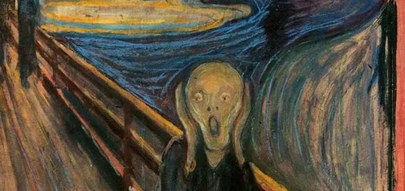 Norveçli ressam Edvard Munch'un