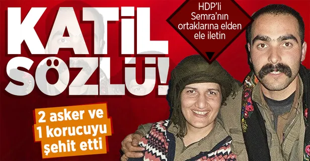 HDP'li Semra Güzel'in "sözlüm" dediği PKK'lı terörist Volkan Bora'nın, 2 asker ve 1 korucuyu şehit ettiği ortaya çıktı