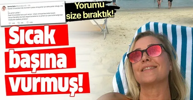 Berna Laçin'e tokat gibi cevap!
