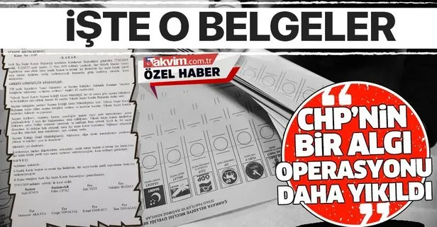 CHP'nin bir algı operasyonu daha YSK kararlarıyla yıkıldı