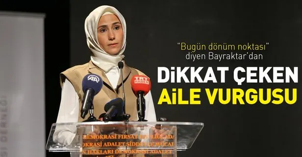 Aile vurgusu dikkat çekti