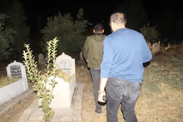 Adıyaman'da hareketli gece: Polis ekipleri mezarlıkta 'bebek' aradı-3