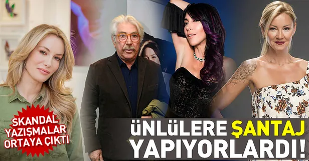 Ünlülere şantaj yapan çetenin mesajları ortaya çıktı