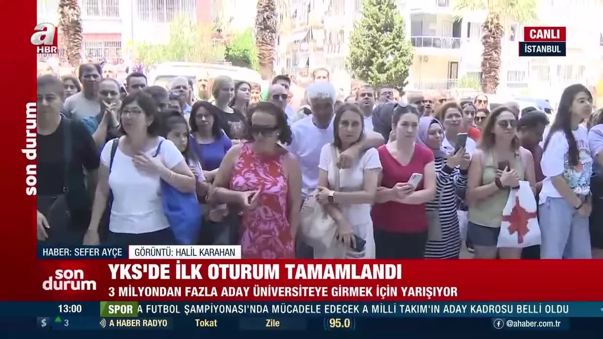 YKS’de ilk oturum tamamlandı!