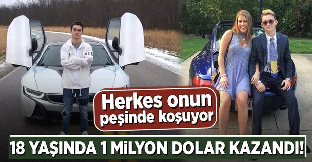 18 yaşındaki Eddy Zillan 1 milyon dolar servet yaptı!