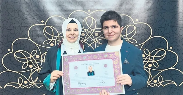 Ailesinin desteği ile 40 yaşından Karatay Hukuk Fakültesi’ni birinci bitirdi