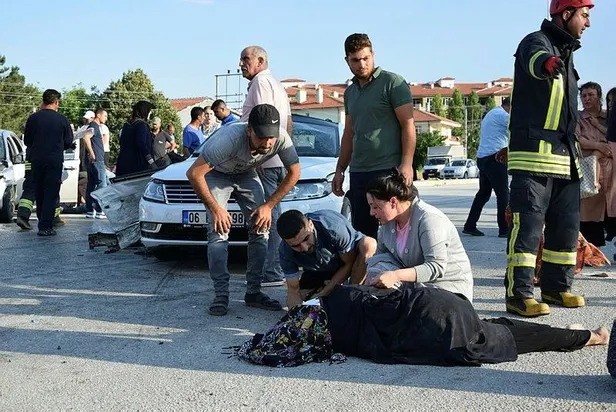 Konya'nın Kulu ilçesinde feci kaza! Her yer yaralı insan doldu-4