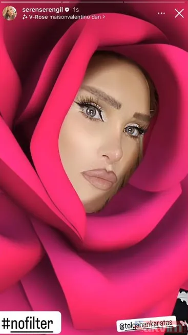Seren Serengil sosyal medyada fena dillere düştü! Tepeden tırnağa filtreli fotoğrafı "Filtresiz" diye paylaşınca... - 8