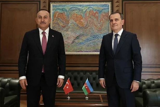 Dışişleri Bakanı Çavuşoğlu'ndan Bakü'de flaş açıklamalar: Ateşkesin her yerde olması lazım-3