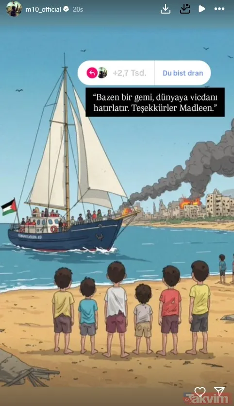 Sanat camiası İsrail’e ateş püskürdü! Madleen gönüllülerine destek: Kalplerimiz sizinle! - 3