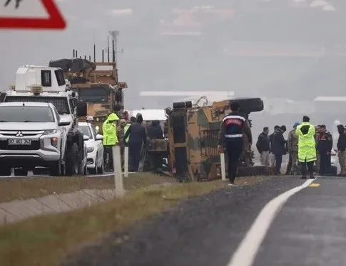 Diyarbakır’da askeri araç devrildi: 6 yaralı
