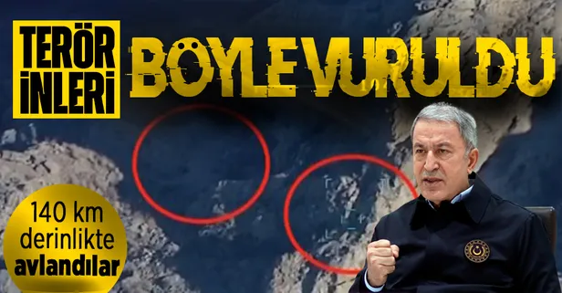 SON DAKİKA! Asos'taki terör inleri böyle vuruldu! Hepsi yerle bir