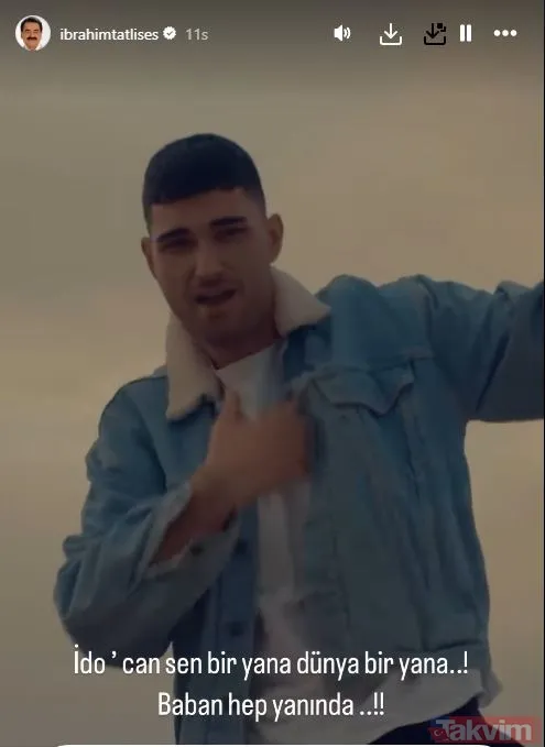 İşte İbrahim Tatlıses'in Oğlu İdo Tatlıses'e Destek Paylaşımı...