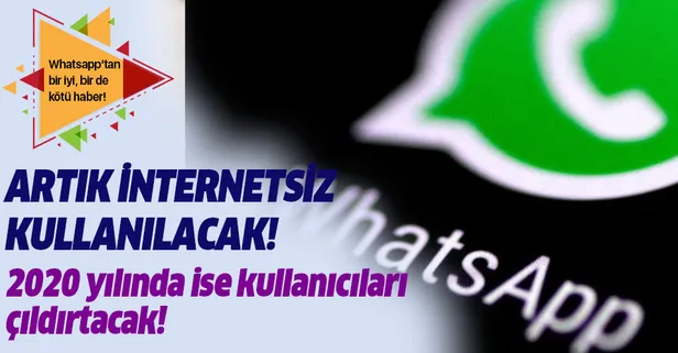 WhatsApp dünyanın en büyük mesajlaşma uygulamasıdır! Artık internetsiz...