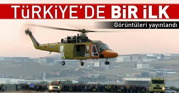 Yerli helikopterin ilk uçuşu gerçekleşti