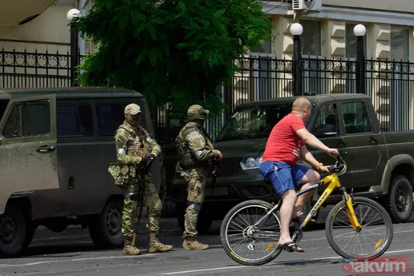 Rusya karıştı! Wagner'den kalkışma! Kare kare tarihe geçecek görüntüler... - 15