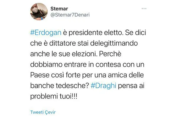 Başkan Recep Tayyip Erdoğan'ı hedef alan İtalya'nın hadsiz Başbakanı Mario Draghi ülkesinde alay konusu oldu!-7