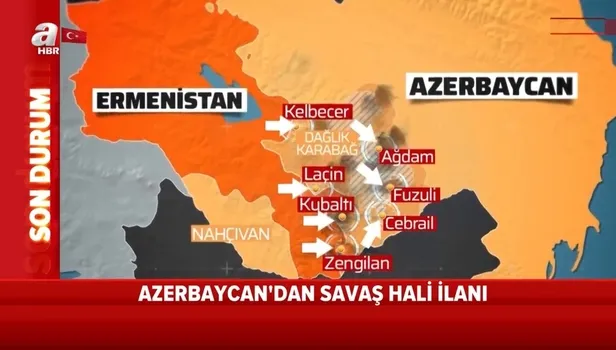 Gazeteci Güngör Yavuzaslan A Haber'de duyurdu: Azerbaycan Ermenistan garnizonunu teslim aldı