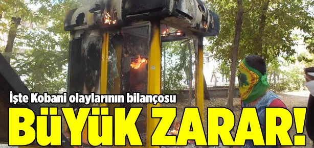 Vandalların zararı 137 milyon TL