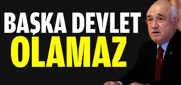 Tek bir devlet var