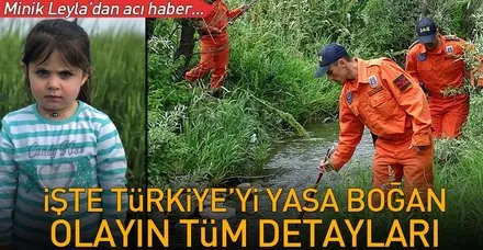 Ağrı'da kaybolan Leyla Aydemir ölü bulundu. Küçük Leyla neden öldü? Küçük Leyla nerede bulundu