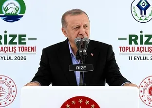 Rize’de toplu açılış töreni: Erdoğan’dan hizmet ve yatırım mesajı