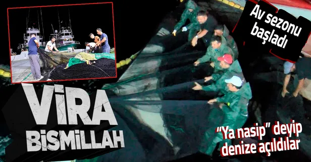 Vira Bismillah! Av sezonu başladı, balıkçılar denize açıldı...