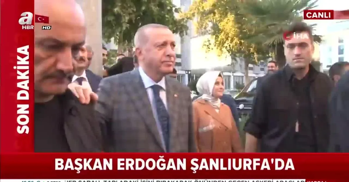 Başkan Erdoğan'a Şanlıurfa'da sevgi seli!