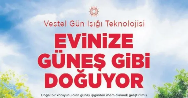 Vestel’den gün ışığı teknolojisi