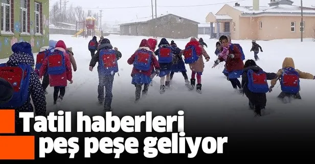 Son dakika: Denizli, Erzincan, Burdur ve Manisa’nın bazı ilçelerinde okullar tatil edildi! 7 Şubat kar tatili