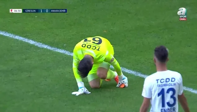 ZTK'da 2. Mert Günok vakası! Giresunspor-Ankara Demirspor maçında akıllara Beşiktaş karşılaşması geldi