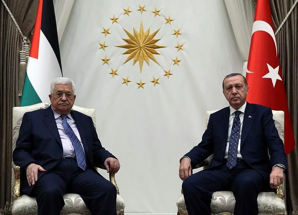 Erdoğan, Mahmud Abbas ile görüştü-1