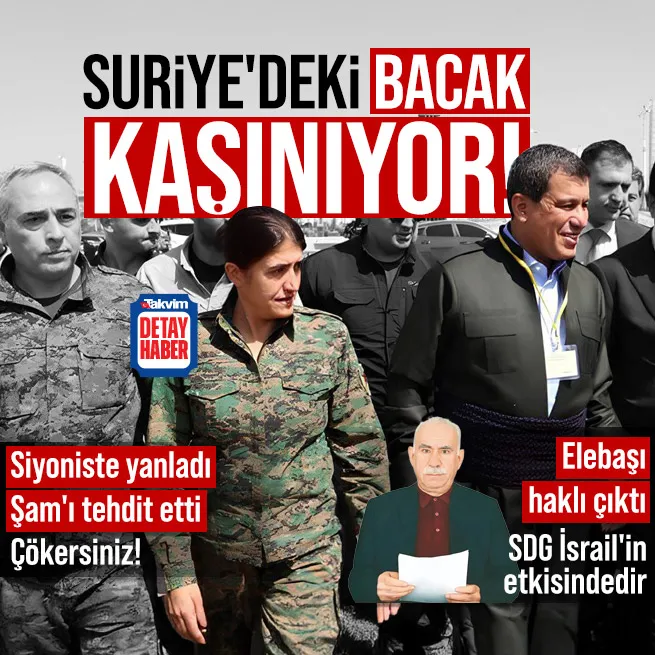 Suriyedeki bacak kaşınıyor! YPG/YPJ İsraile yanladı Şamı tehdit etti