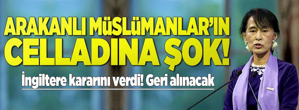 Oxford, Suu Çii’ye verdiği nişanı geri alacak