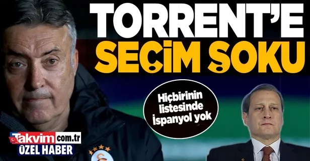 Galatasaray’da Domenec Torrent’e büyük şok! Hiçbirinin planlarında yok