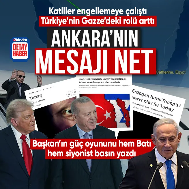 İsrail Türkiye’nin rolünü kabul etmek zorunda kaldı! Başkan Erdoğan’ın hamlelerini hem siyonistler hem İngilizler yazdı