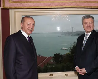Başkan Erdoğan ile Ukrayna Devlet Başkanı Poroşenko arasında kritik görüşme