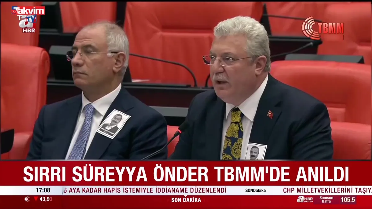 Sırrı Süreyya Önder TBMM'de anıldı!