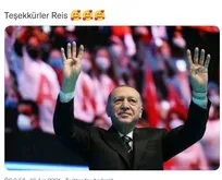 ’Teşekkürler Erdoğan’ 1. sırada
