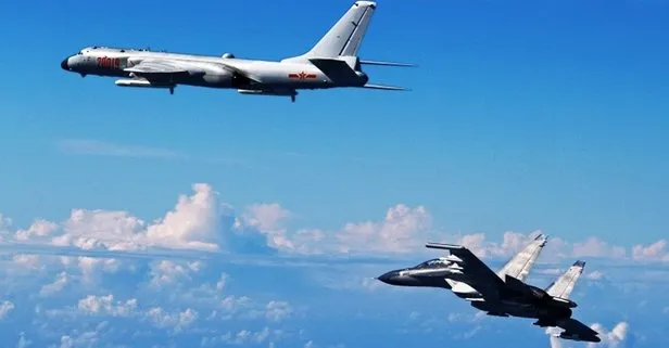 Çin 12 savaş uçağıyla, Tayvan hava savunma sahasına girdi!