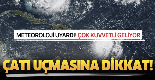 Meteoroloji'den kuvvetli rüzgar uyarısı: Çatı uçmalarına dikkat! 29 Ağustos hava durumu