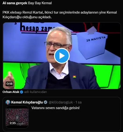 HDPKK ile kirli işbirliğini gizlemeye çalışan CHP'li Kemal Kılıçdaroğlu'na sosyal medyadan tepki yağdı: Al sana gerçek-3