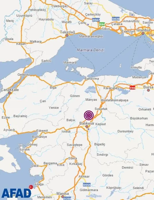 Son dakika: Balıkesir Karesi 4,1 ve 4,7 büyüklüğünde depremle sallandı-8