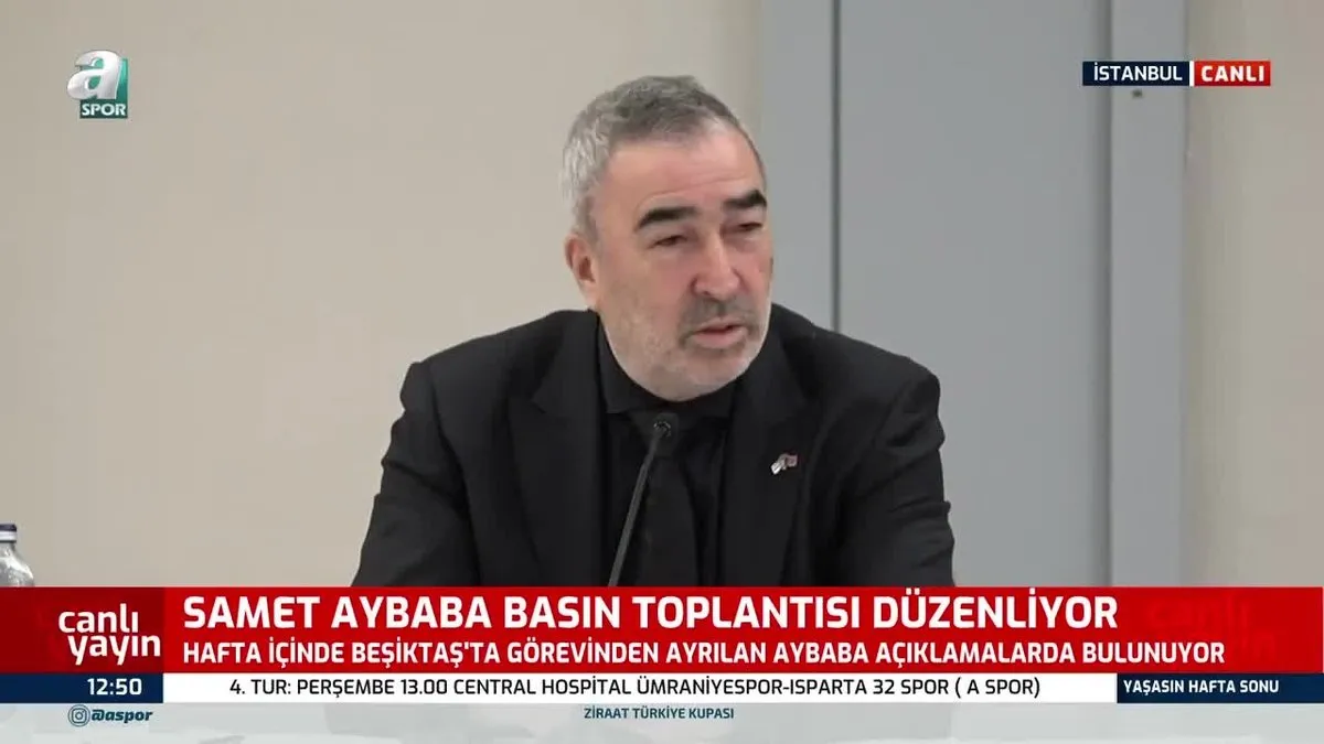 Samet Aybaba'dan olay 
