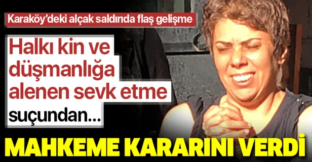 Son dakika: Karaköy’de başörtülü genç kızı darp eden kadın tutukladı