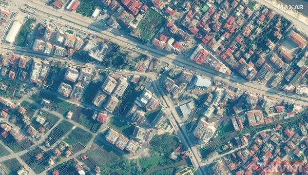 Uzaydan görüntülendi! Asrın felaketinin yol açtığı yıkım mercek altında - 5