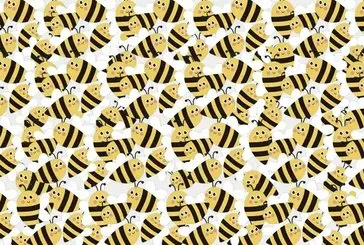 Arıların arasındaki papatyaları bulabilir misin?
