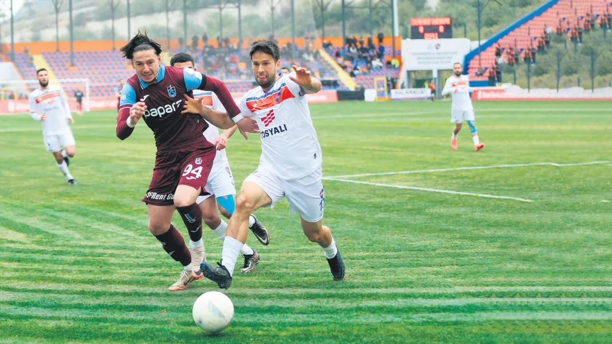 Trabzonspor Türkiye Kupası'nda 2. Lig ekibi İskenderun ile yenişemedi