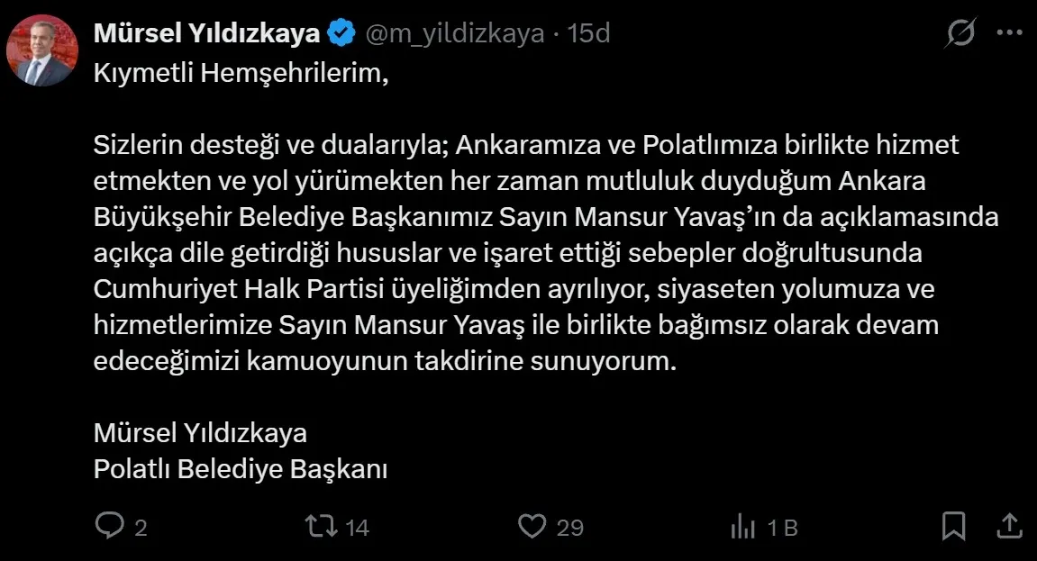 Mansur Yavaş sonrası 7 belediye başkanı CHP'den istifa etti-6